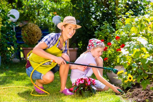 Careful hedge maintenance for a residential garden in Richmond